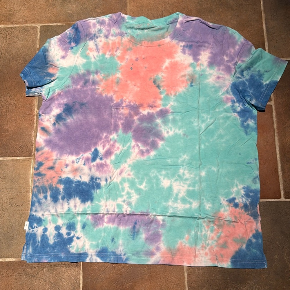 Tie-Dye short Sleeve T Shirt Soft Serve Brand New Sz 5XL Unisex softest